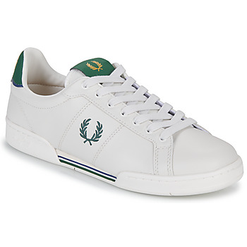 Chaussures Homme Baskets basses Fred Perry B722 LEATHER Blanc / Vert