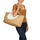 Sacs Femme Cabas / Sacs shopping Esprit DEMI SHL BAG Beige / Blanc