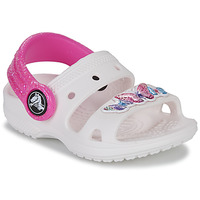 Chaussures Fille Sandales et Nu-pieds Crocs CLASSIC EMBELLISHED SANDAL T Blanc / Violet