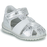Chaussures Fille Sandales et Nu-pieds Primigi BABY SWEET Blanc / Argenté