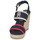 Chaussures Femme Sandales et Nu-pieds Tommy Hilfiger RWB FEMININE WEDGE Marine / Blanc / Rouge