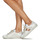 Chaussures Femme Baskets basses Meline NKC167 Blanc / Doré