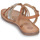 Chaussures Fille Sandales et Nu-pieds Gioseppo SUSSAT Cognac / Doré