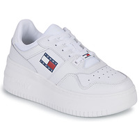 Chaussures Femme Baskets basses Tommy Jeans TOMMY JEANS RETRO BASKET FLATF Blanc