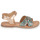 Chaussures Fille Sandales et Nu-pieds Mod'8 CANIBRAID Doré / Turquoise