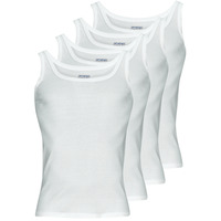 Vêtements Homme Débardeurs / T-shirts sans manche Athena DEBARDEUR COTON BIO X4 Blanc