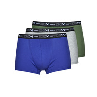 Sous-vêtements Homme Boxers DIM COTON STRETCH PACK X3 Vert / Bleu / Gris