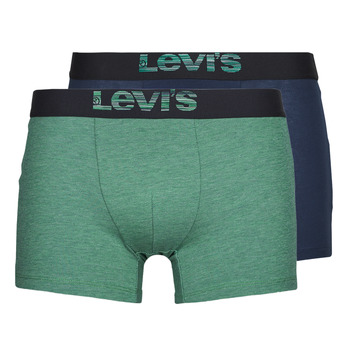 Sous-vêtements Homme Boxers Levi's OPTICAL ILLUSION PACK X2 Vert