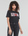 Vêtements Femme T-shirts manches courtes Converse RADIATING LOVE SS CLASSIC GRAPHIC Noir