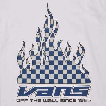 Vans REFLECTIVE CHECKERBOARD FLAME SS Blanc