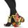Chaussures Femme Bottines Irregular Choice CHASING JUSTICE Noir / Rouge / Jaune