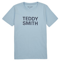 Vêtements Garçon T-shirts manches courtes Teddy Smith TICLASS 3 MC JR Bleu clair