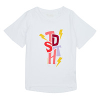 Vêtements Garçon T-shirts manches courtes Teddy Smith T-PARADISIA MC Blanc