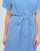 Vêtements Femme Robes longues Vero Moda VMBUMPY SS CALF SHIRT DRESS NOOS Bleu Blc