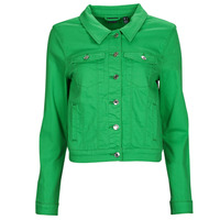 Vêtements Femme Vestes en jean Vero Moda VMWILD SOYA LS COL JACKET Vert