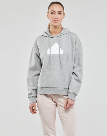 Vêtements Femme Sweats Adidas Sportswear FI BOS HOODIE bruyere gris moyen
