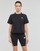 Vêtements Femme T-shirts manches courtes Adidas Sportswear 3S CR TOP Noir