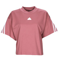 Vêtements Femme T-shirts manches courtes Adidas Sportswear FI 3S TEE Bordeaux clair