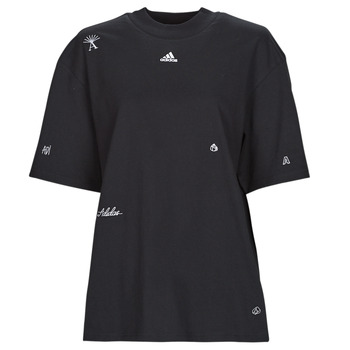 Vêtements Femme T-shirts manches courtes Adidas Sportswear BLUV Q1 BF T Noir