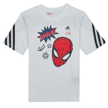 Vêtements Garçon T-shirts manches courtes Adidas Sportswear LB DY SM T Blanc