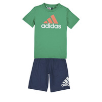 Vêtements Enfant Ensembles enfant Adidas Sportswear LK BL CO T SET Bleu / Vert