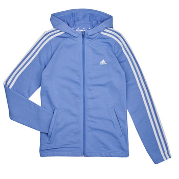 Vêtements Fille Sweats Adidas Sportswear ESS 3S FZ HD Bleu