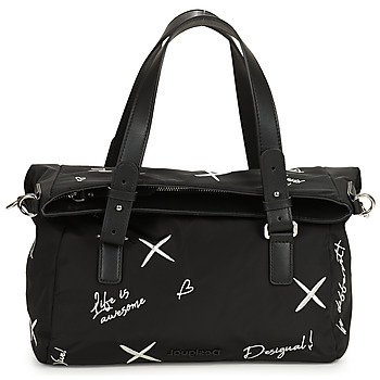 Sacs Femme Sacs porté main Desigual BAG EKIX LOVERTY 2.0 Noir / Blanc