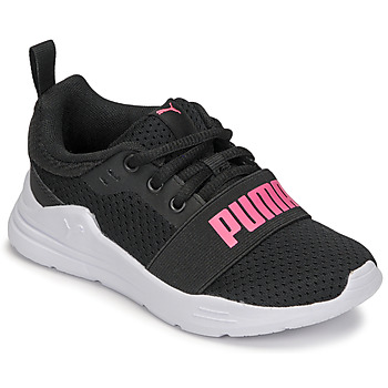 Chaussures Fille Baskets basses Puma PS PUMA WIRED RUN V Noir / Rose