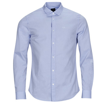 Vêtements Homme Chemises manches longues Armani Exchange 3RZC36 Bleu Ciel