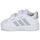 Chaussures Fille Baskets basses Adidas Sportswear GRAND COURT 2.0 CF Blanc / Argent