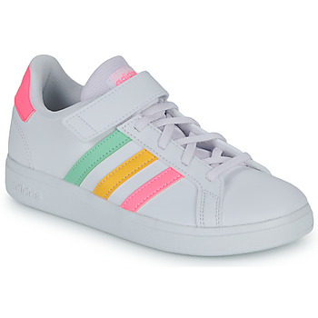 Chaussures Fille Baskets basses Adidas Sportswear GRAND COURT 2.0 EL Blanc / Multicolore