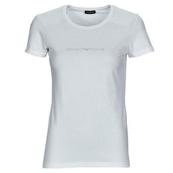 Vêtements Femme T-shirts manches courtes Emporio Armani T-SHIRT CREW NECK Blanc