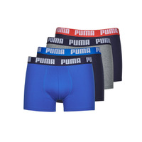 Sous-vêtements Homme Boxers Puma MENS BASIC BOXER PACK X4 Marine / Bleu / Gris