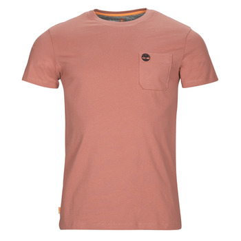 Vêtements Homme T-shirts manches courtes Timberland SS DUNSTAN RIVER POCKET TEE SLIM Rose