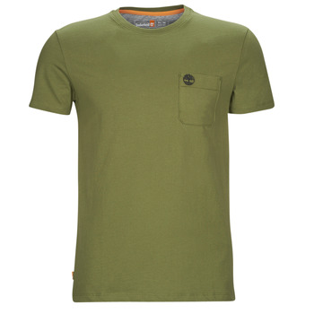Vêtements Homme T-shirts manches courtes Timberland SS DUNSTAN RIVER POCKET TEE SLIM Kaki