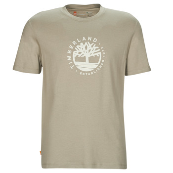 Vêtements Homme T-shirts manches courtes Timberland SS REFIBRA LOGO GRAPHIC TEE REGULAR Gris