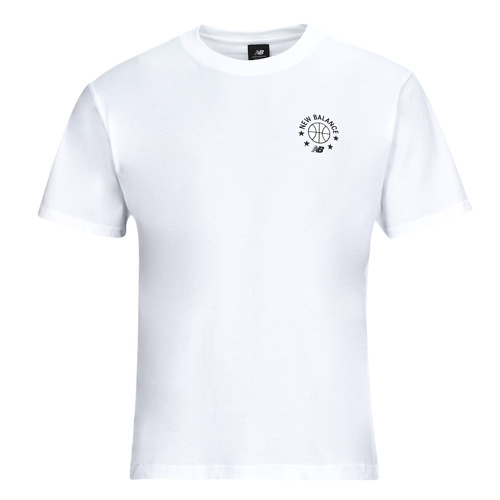 Vêtements Homme T-shirts manches courtes New Balance MT33582-WT Blanc