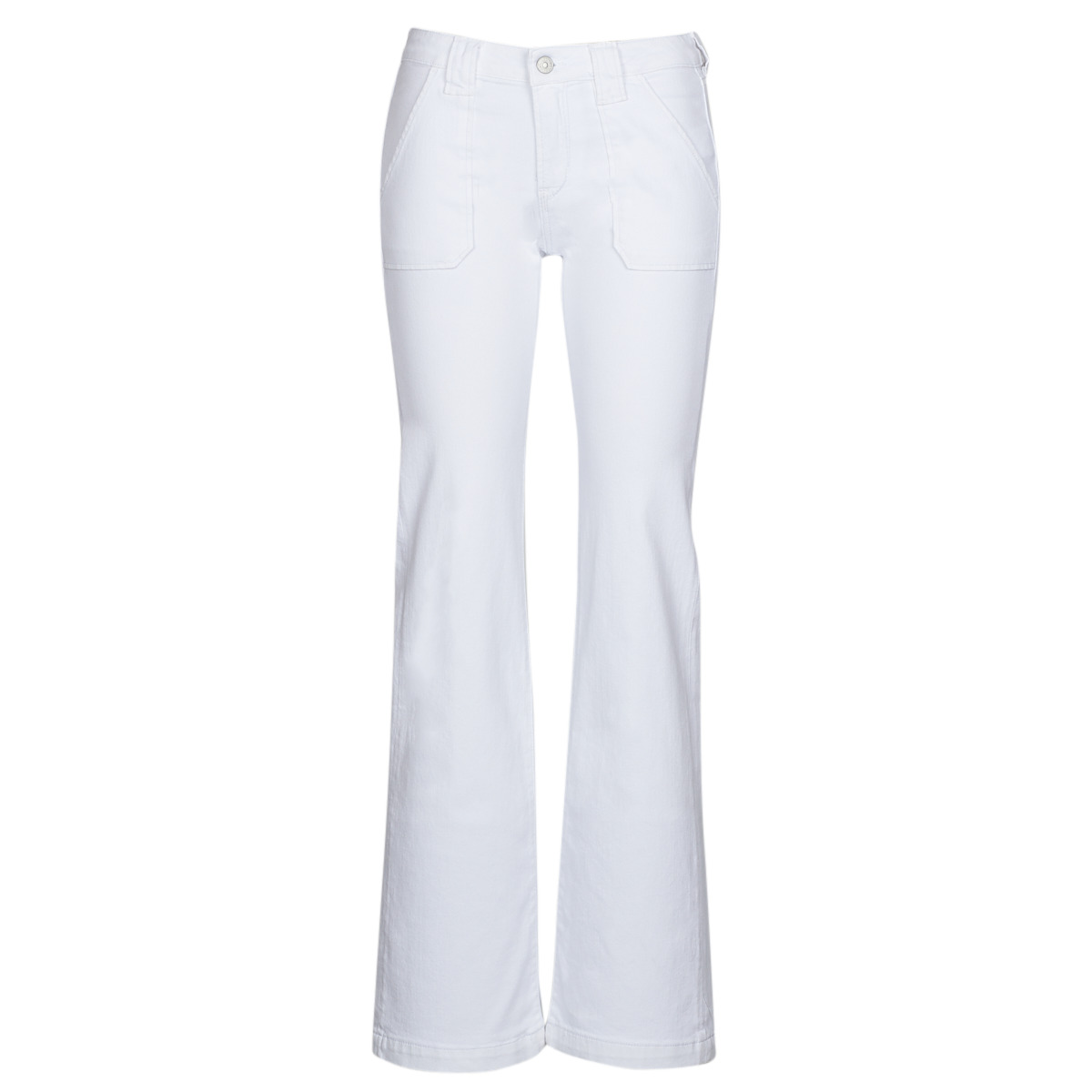 Vêtements Femme Jeans flare / larges Le Temps des Cerises SORMIOU Blanc