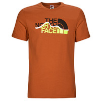 Vêtements Homme T-shirts manches courtes The North Face S/S MOUNTAIN LINE TEE Marron