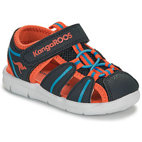 Chaussures Garçon Sandales sport Kangaroos K-GROBI Marine / Orange