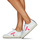 Chaussures Femme Baskets basses OTA KELWOOD Blanc / Rose fluo