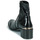 Chaussures Femme Boots JB Martin LOUVRE Toile vernie stretch noire