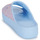 Chaussures Femme Claquettes Crocs ClassicPlatformGlitterSlideW Bleu / Glitter