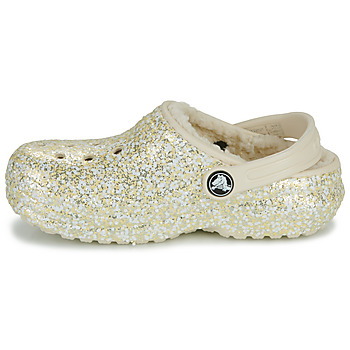Crocs Classic Lined Glitter Clog K Beige / Doré