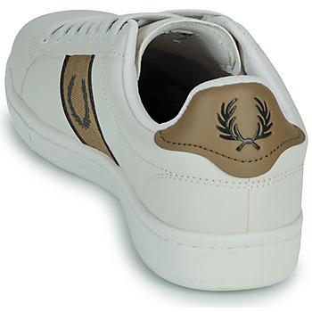 Fred Perry B721 LEATHER Beige / Marron