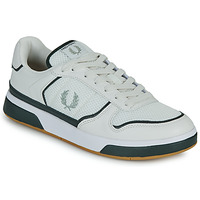 Chaussures Homme Baskets basses Fred Perry B300 LEATHER/MESH Blanc / Noir