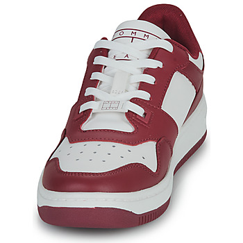 Tommy Jeans TJW RETRO BASKET LEATHER Blanc / Rouge