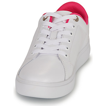 Tommy Hilfiger ELEVATED ESSENTIAL COURT SNEAKER Blanc / Rose