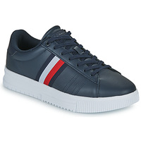 Chaussures Homme Baskets basses Tommy Hilfiger SUPERCUP LEATHER Marine / Rouge / Blanc