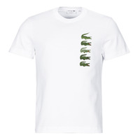 Vêtements Homme T-shirts manches courtes Lacoste TH3563-001 Blanc